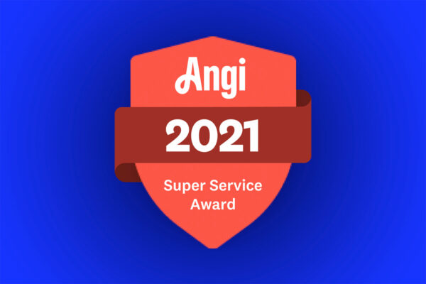 Angi super service 2021 badge